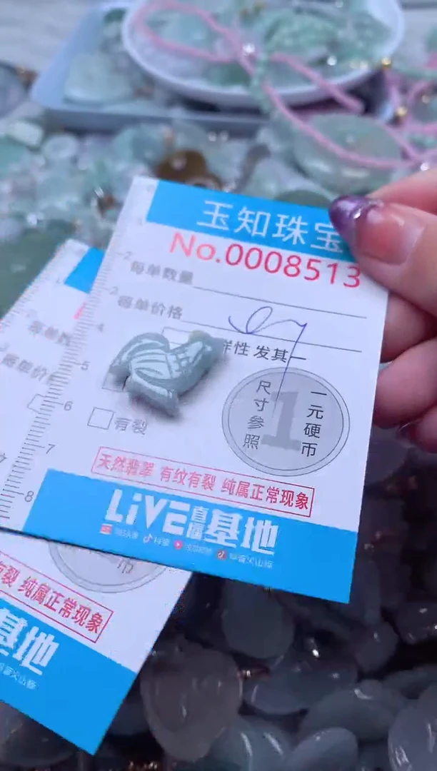 翡翠未镶嵌吊坠(不含链)8513