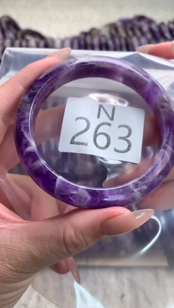 水晶珠宝半成品未镶嵌水晶手镯263-60