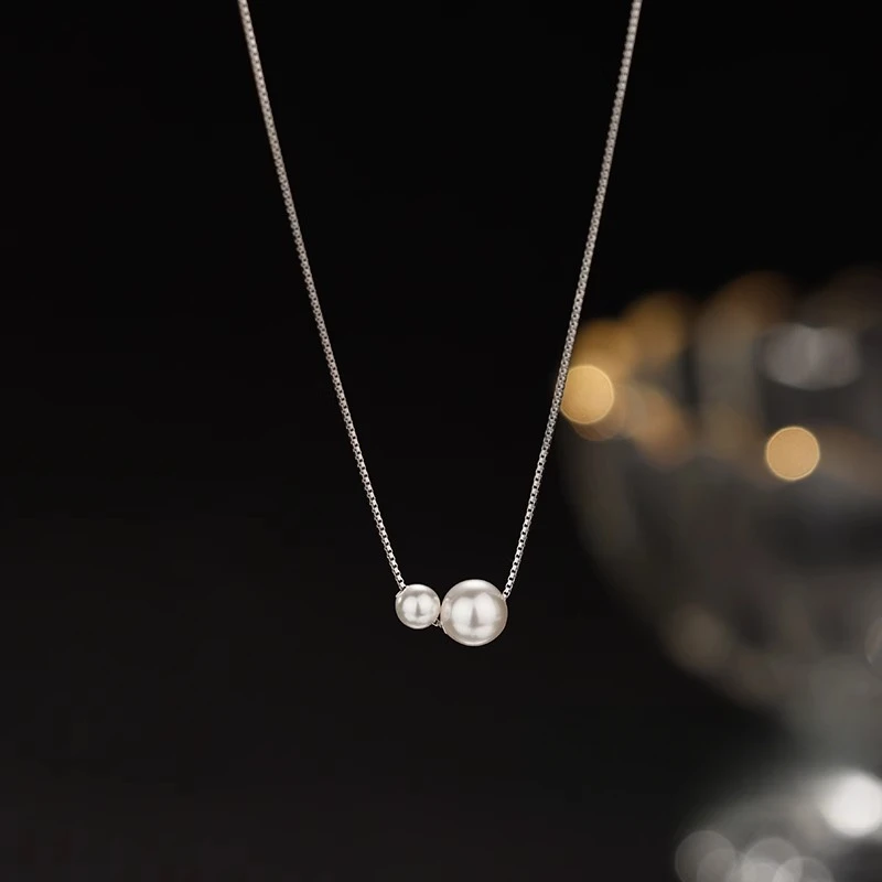 FARCOKO/法蔻 坠链均925银 转运珠项链女款锁骨链时尚情人节礼物