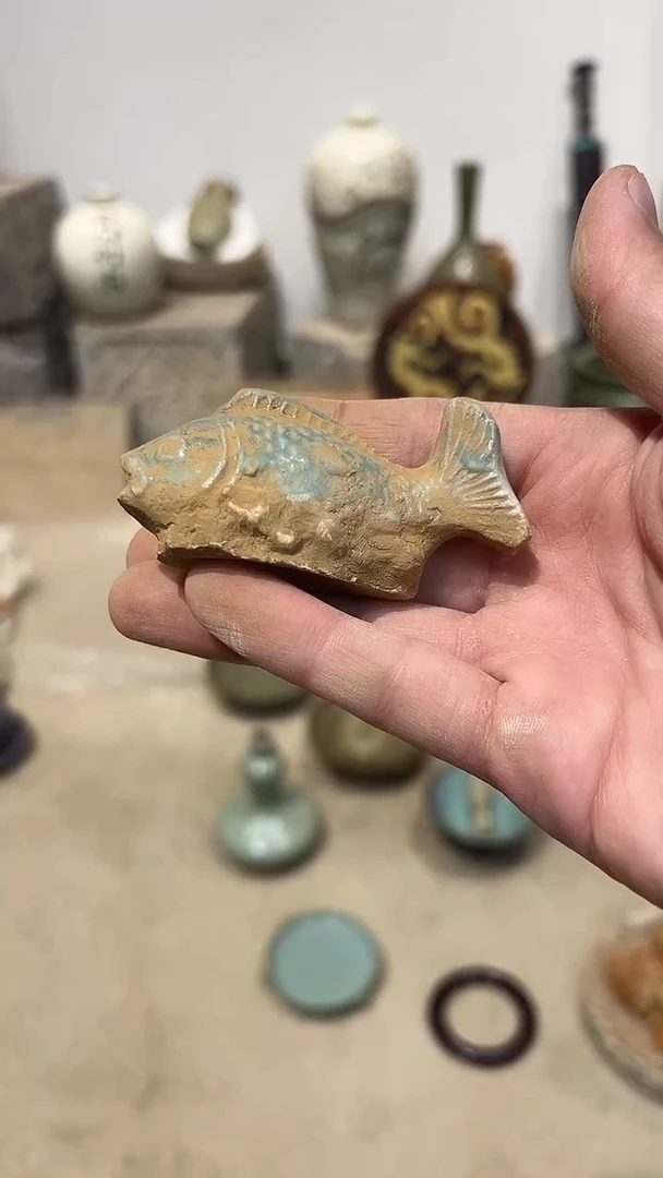 瓷超**衡瓷器瓷片瓷挂件瓷摆件