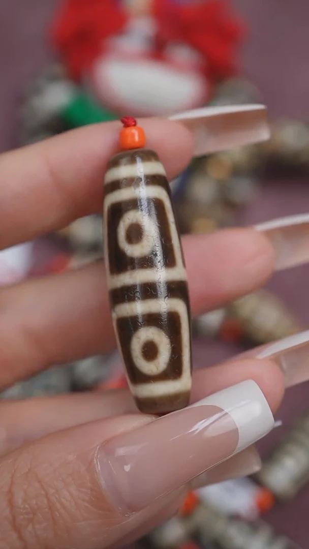 【闪购商品】玛瑙/玉髓颈饰未镶嵌蚀花玛瑙珠定制编绳