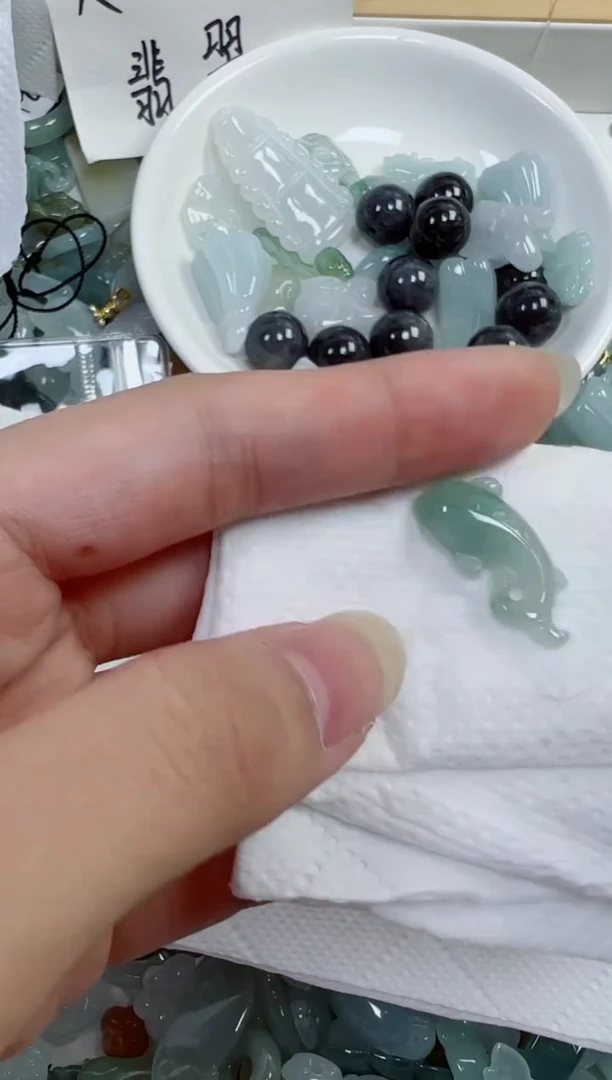 翡翠裸石367号链接，A货翡翠