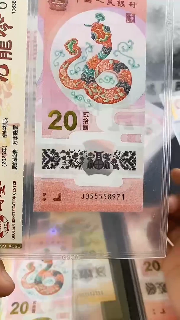 【闪购商品】塑料蛇钞九龙令05555头单张尾号8971