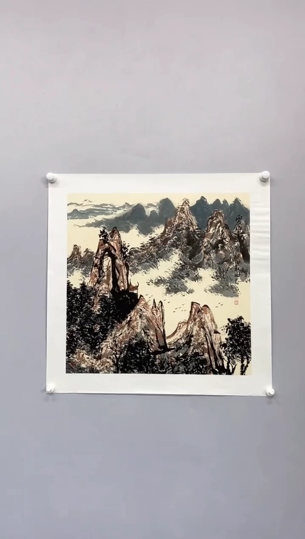 国画韦国春70*70精品佳作
