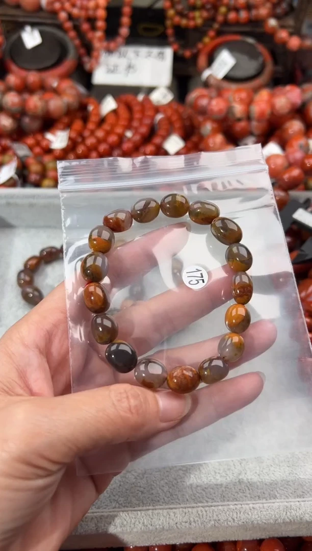 未镶嵌手串南红玛瑙10+