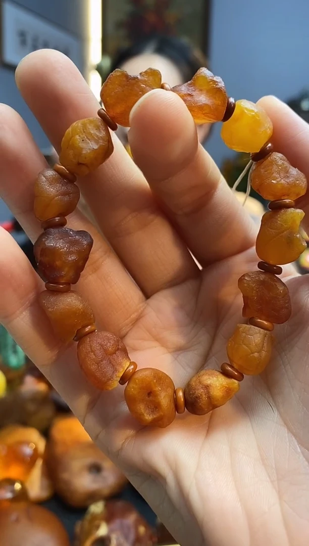 手串琥珀未镶嵌手串