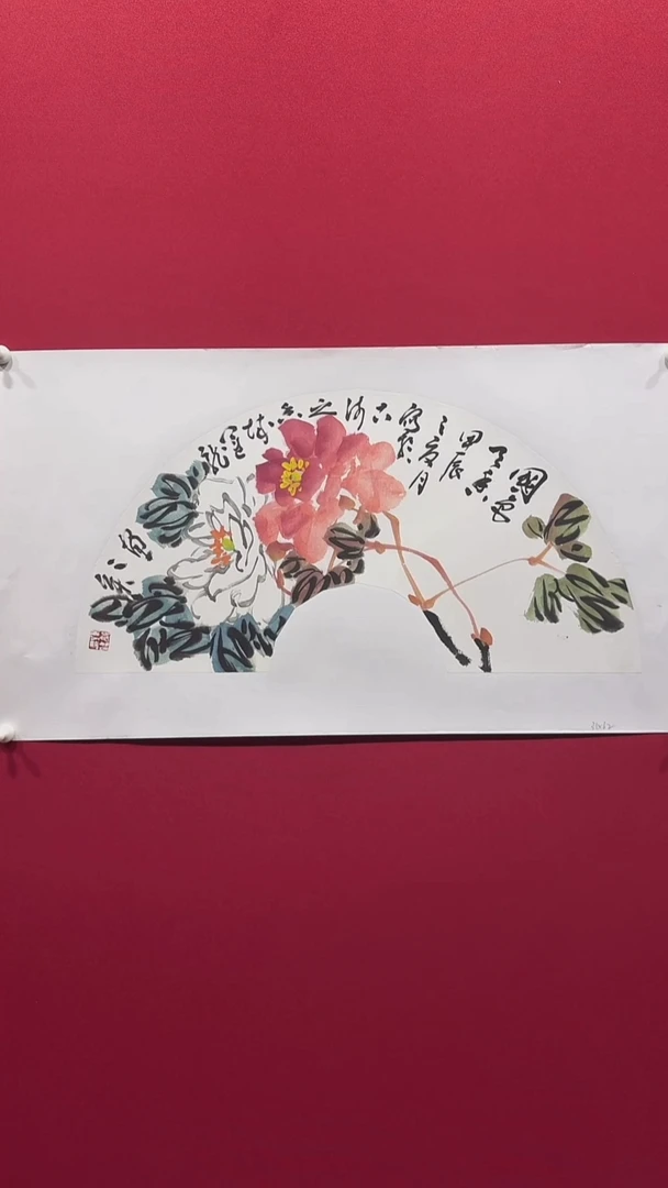 国画刘运龙33*67........