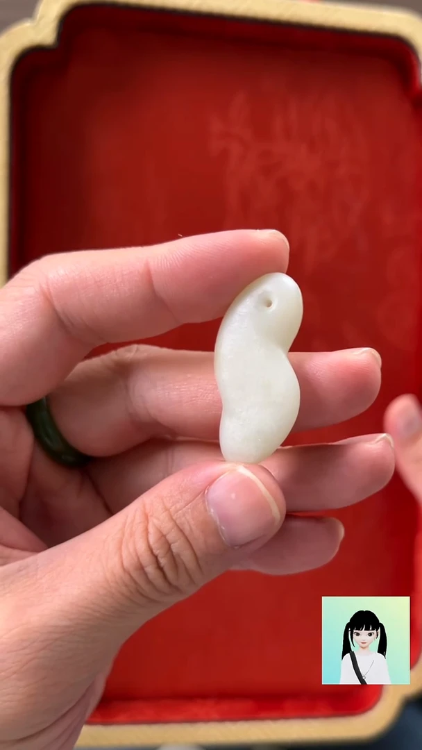 和田玉未镶嵌挂件新疆料亚光随型挂件