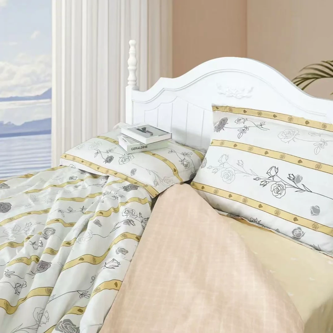 charming/千榕（田总专属）仿活性全棉印花被套加厚斜纹四季款-春行