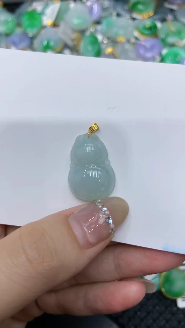 【闪购商品】翡翠颈饰18K金镶嵌222222222