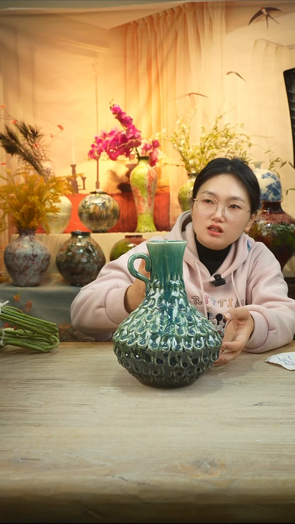 高25口7陶瓷花瓶