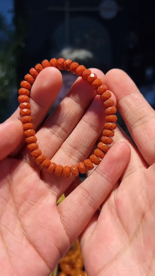 【闪购商品】南红玛瑙手串未镶嵌7+(柿1000)