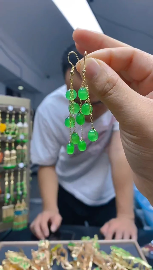 【闪购商品】玛瑙/玉髓耳饰合金88玛瑙饰品