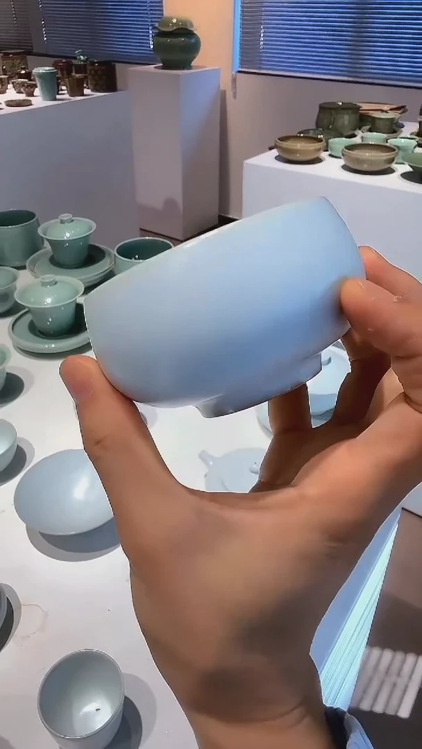 青瓷手工茶器包邮