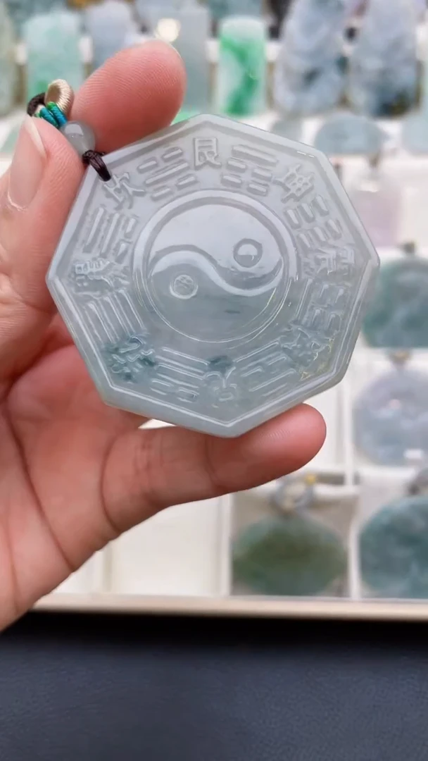 颈饰未镶嵌翡翠天然缅甸翡翠A货149