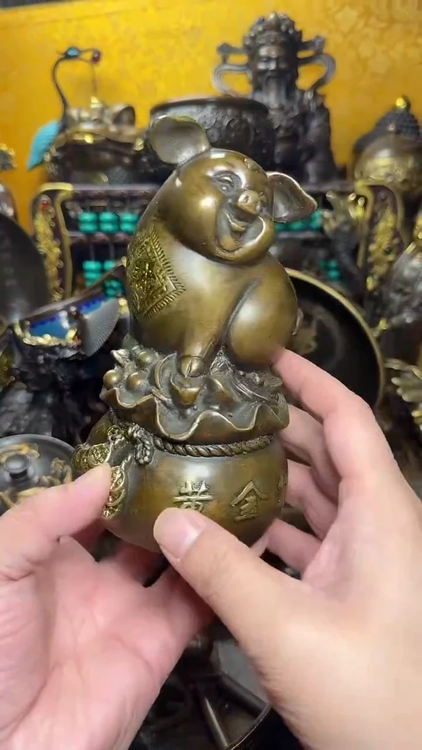 铜器摆件收收藏藏