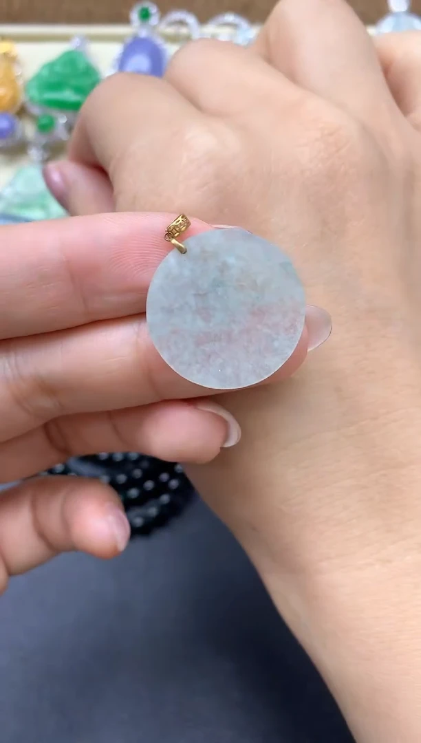 【闪购商品】翡翠颈饰18K金镶嵌14-中国好珍宝