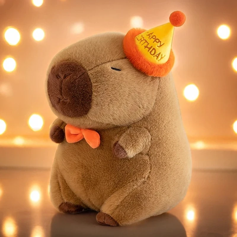 【赵圆瑗专属】CAPYBARA卡皮巴拉40cm水豚靠枕可爱毛绒玩具抱枕