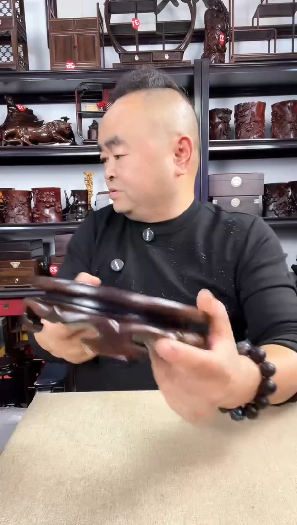 木老李红木工艺品17公分