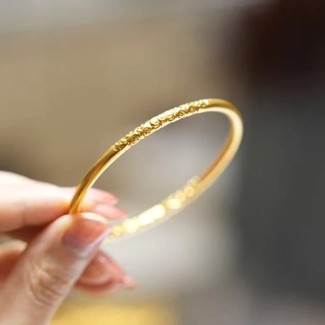 【澄澄专享】足金999钱坤圈圆环饰品 经典百搭