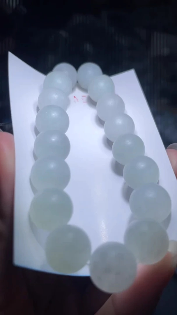 未镶嵌定制翡翠天然缅甸翡翠手串6