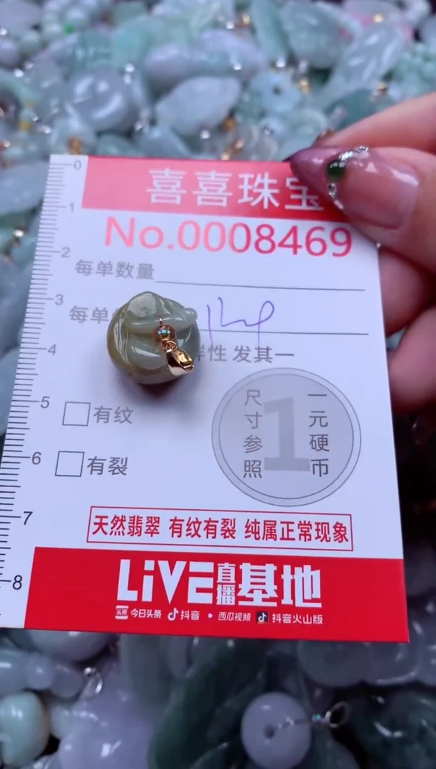 颈饰未镶嵌翡翠8469