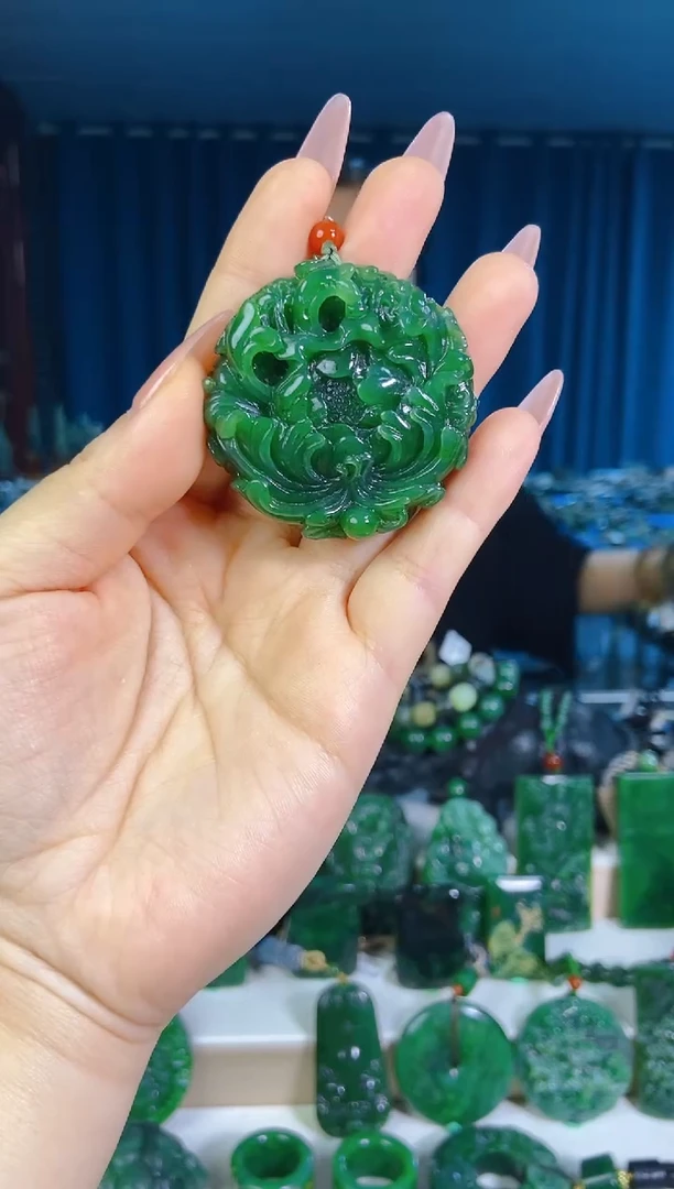 和田玉未镶嵌挂件1