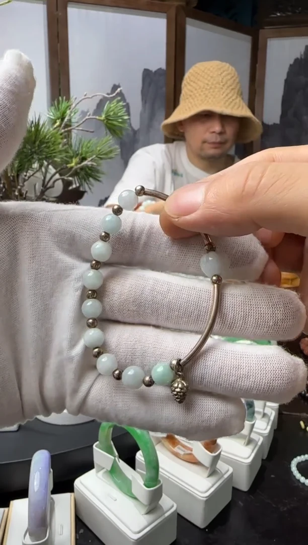 未镶嵌手串翡翠手串