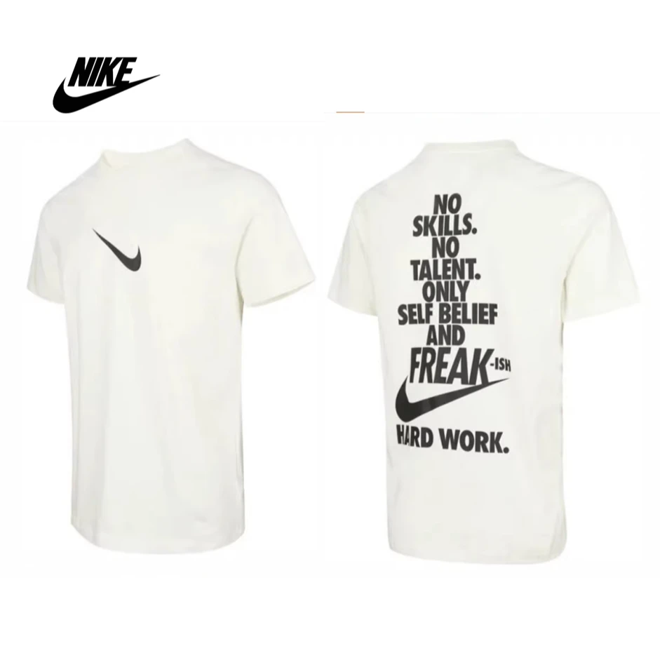 NIKE/耐克男女25夏季斜钩美式字母串标短T恤HV1694-133