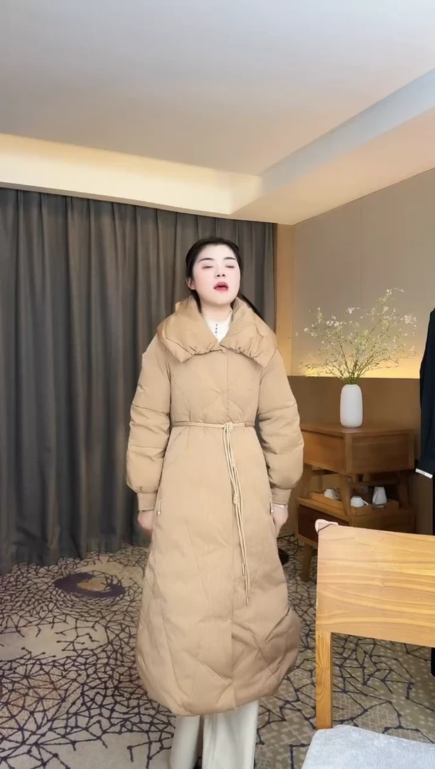 森比 90白鸭绒羽绒服 115斤