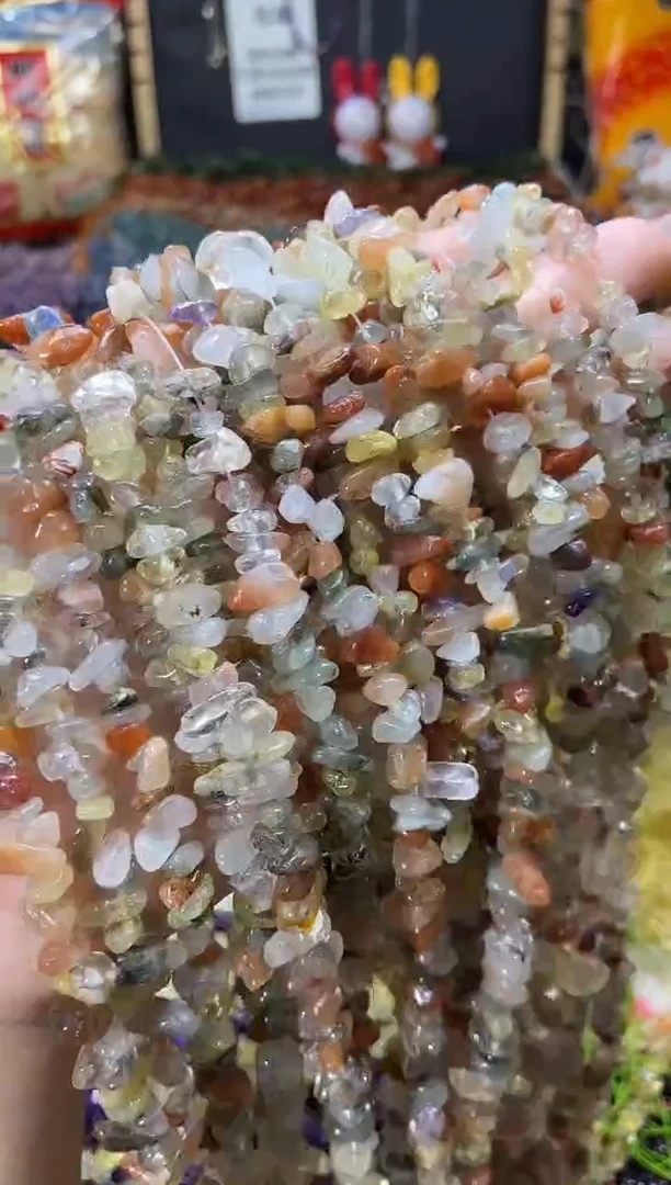 【闪购商品】水晶珠宝半成品未镶嵌彩发晶