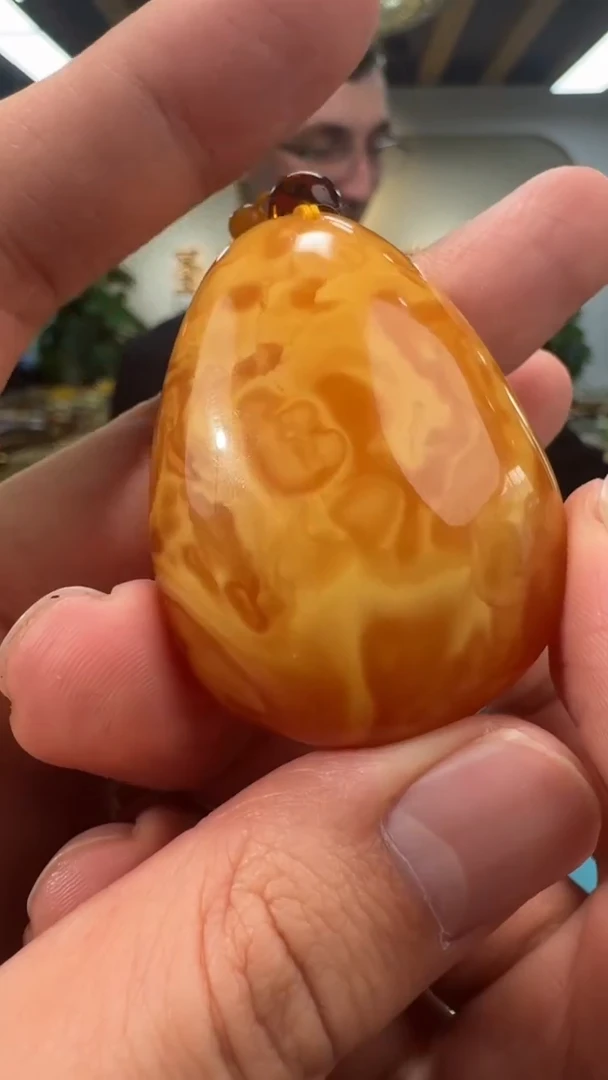 【闪购商品】琥珀颈饰未镶嵌天然琥珀蜜蜡吊坠DZ0122-07