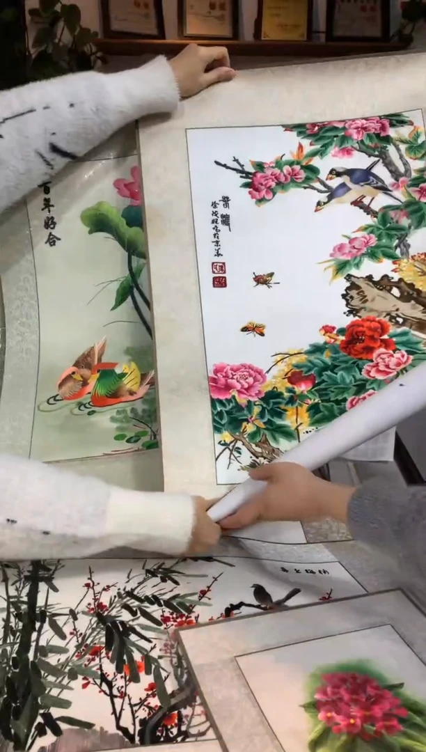 【闪购商品】刺绣纯手工苏绣软裱 不退换