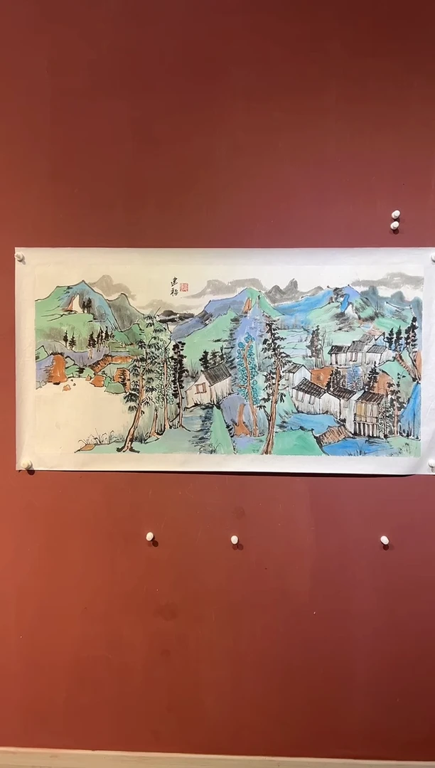 国画吴建福山水精品唐华专属