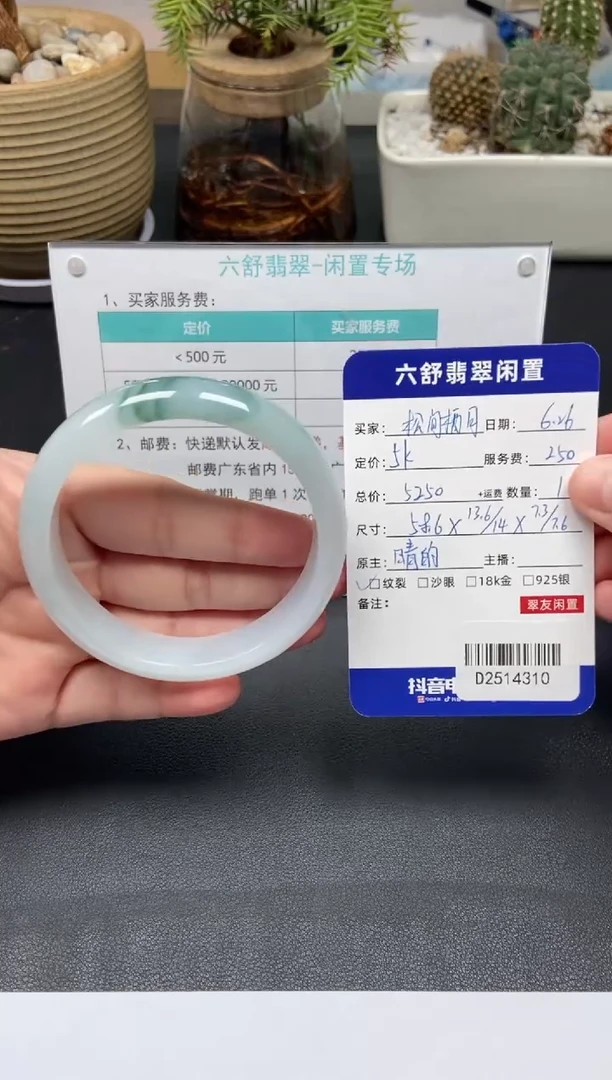 翡翠手镯未镶嵌松**月D2514310