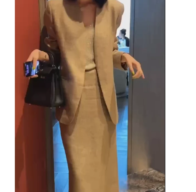 2025春季新款网红同款洋气气质韩版潮流女装爆款外套裙子两件套LO