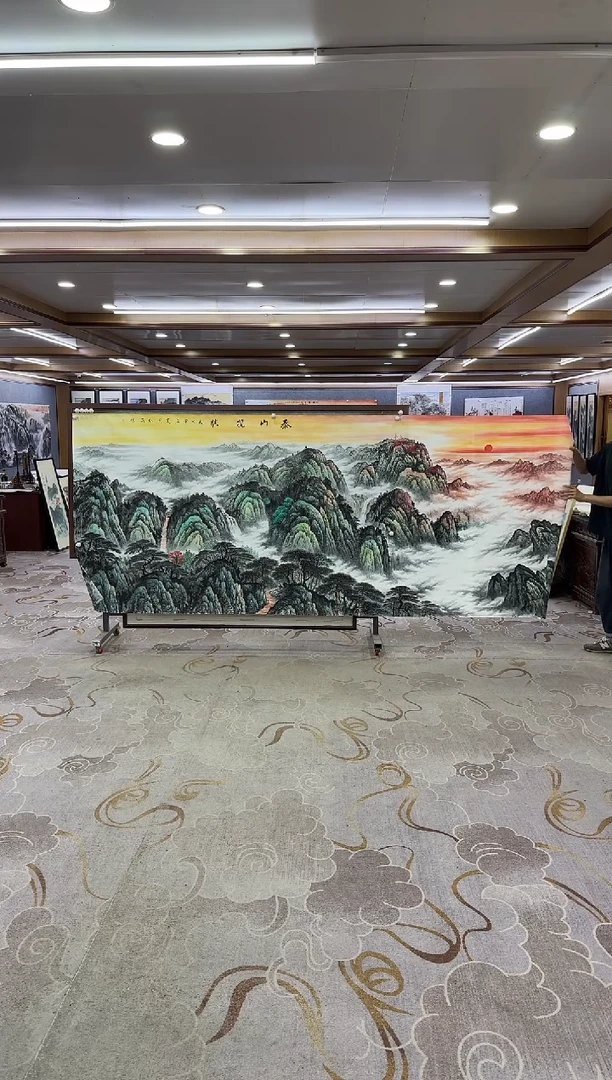 绘画绘画Y-王红兵-大丈二-山水画