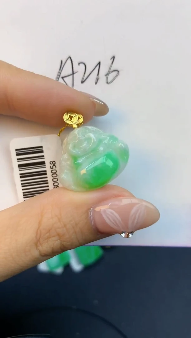 颈饰未镶嵌翡翠天然缅甸a货翡翠百元以上9元证书费自理