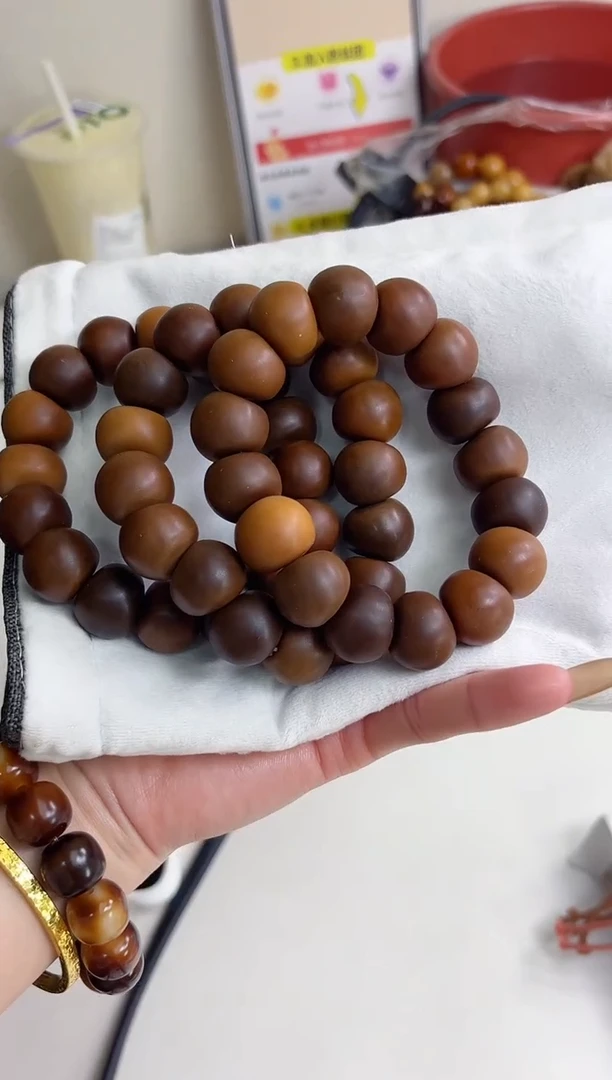 手串菩提根/象牙果沐s19干磨风化蒜瓣大肠18mm手串