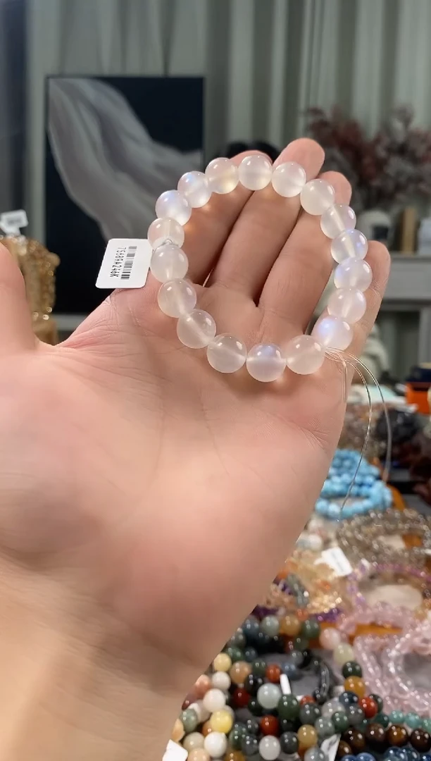 未镶嵌手链月光石-**兔蓝月光