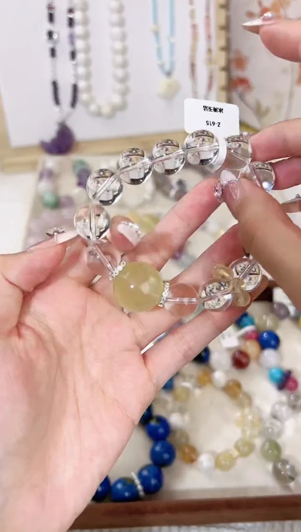 水晶手串未镶嵌拍2天然水晶 多样性发货发其一 颜色微差
