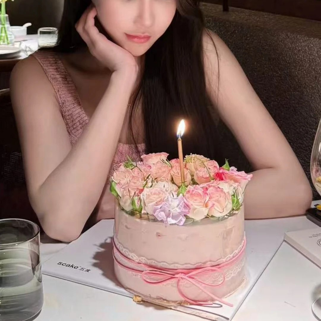 高档女士生日蛋糕送老婆妈妈抖音附近送货上门团购全同城免费配送