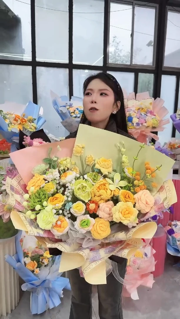 非遗手工定制花束，孤品清仓！！