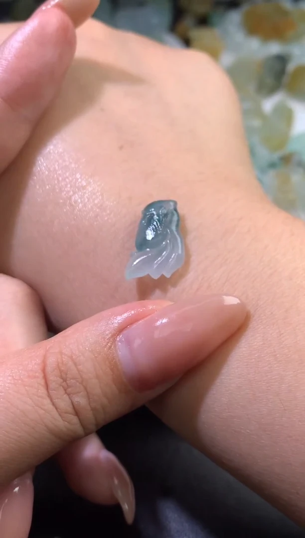 未镶嵌定制翡翠毛货 19*11*4.4