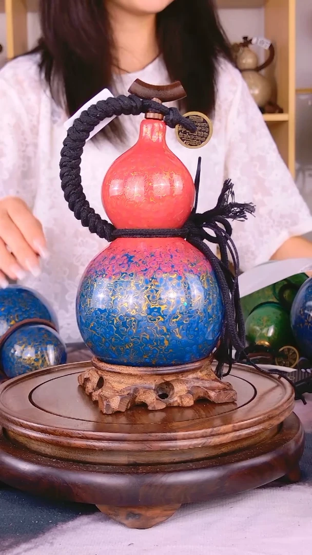 168一物一拍 大漆酒葫芦 真葫芦真大漆