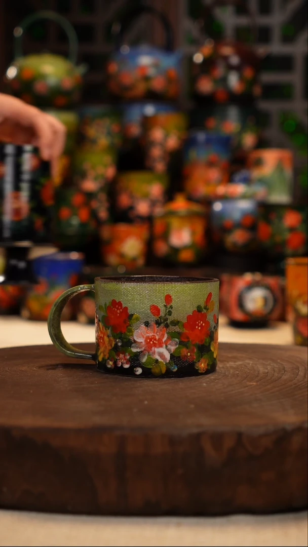 油画   釉下彩   杯子