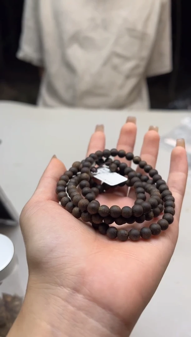 手串沉香K4奇楠沉香沉水浮06多圈多样性发一