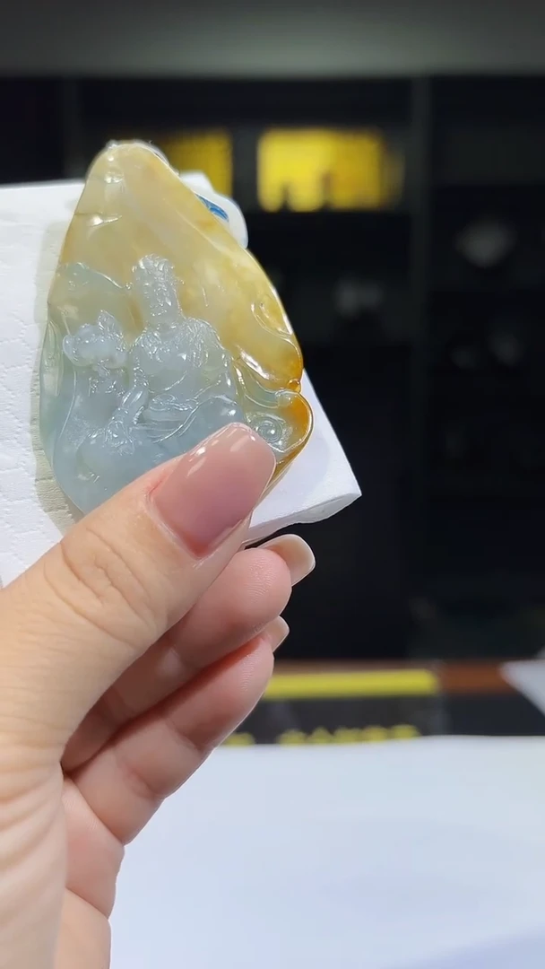 未镶嵌定制翡翠35/1207/C/观音