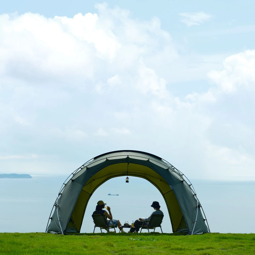 原始人海王星帐篷户外球形穹顶四季加厚防风防雨野营露营装备过夜