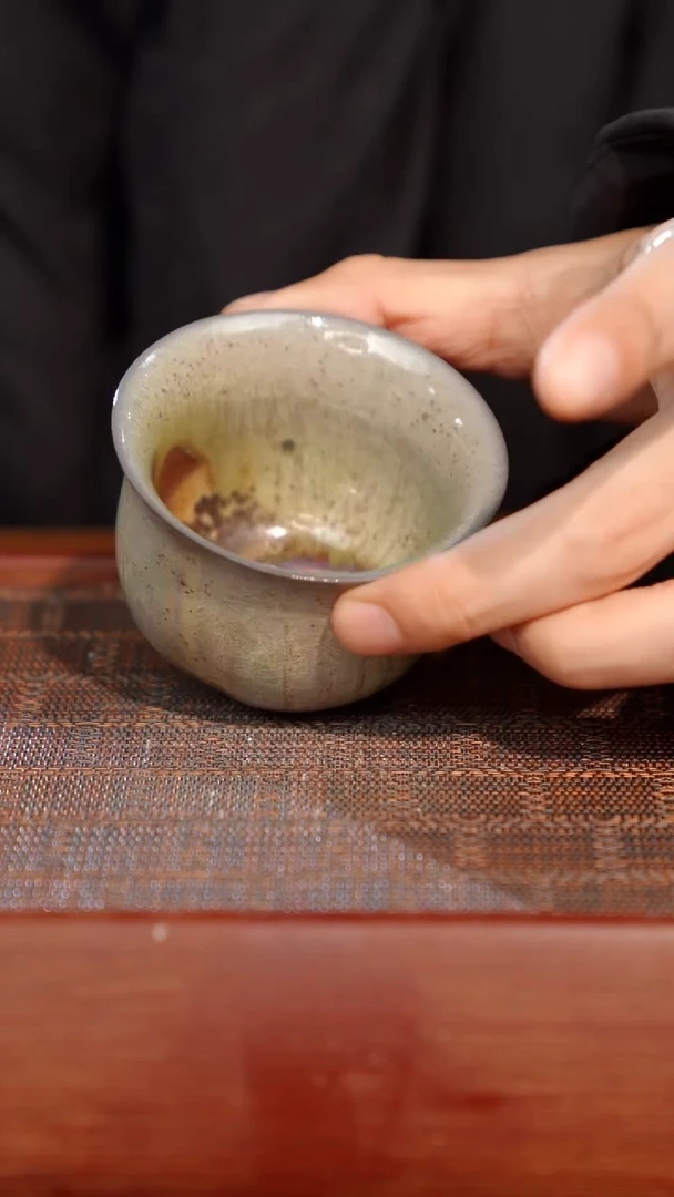 陶瓷奢瓷/瑞寅柴烧茶器（杯子）342 微瑕